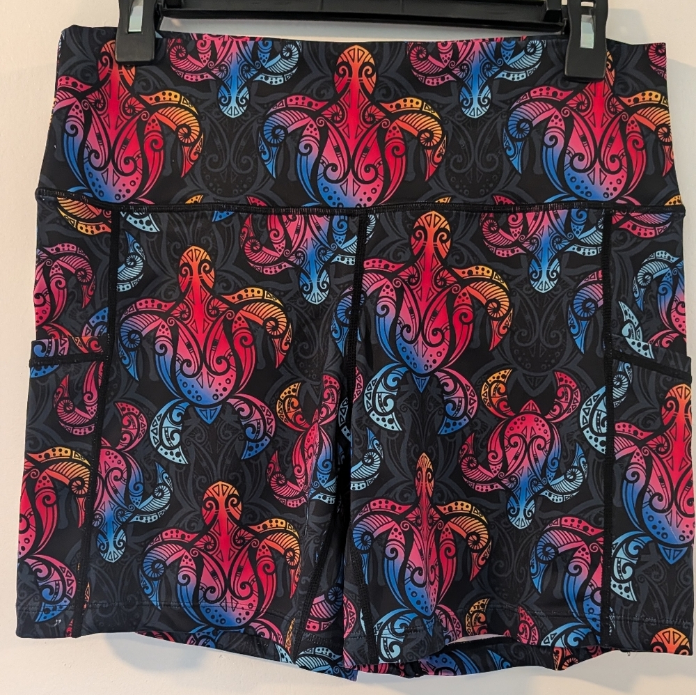 Constantly Varied Gear Women's Shorts - Red and Blue Pattern